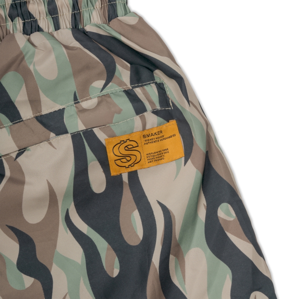 FLAME CAMO SHORTS