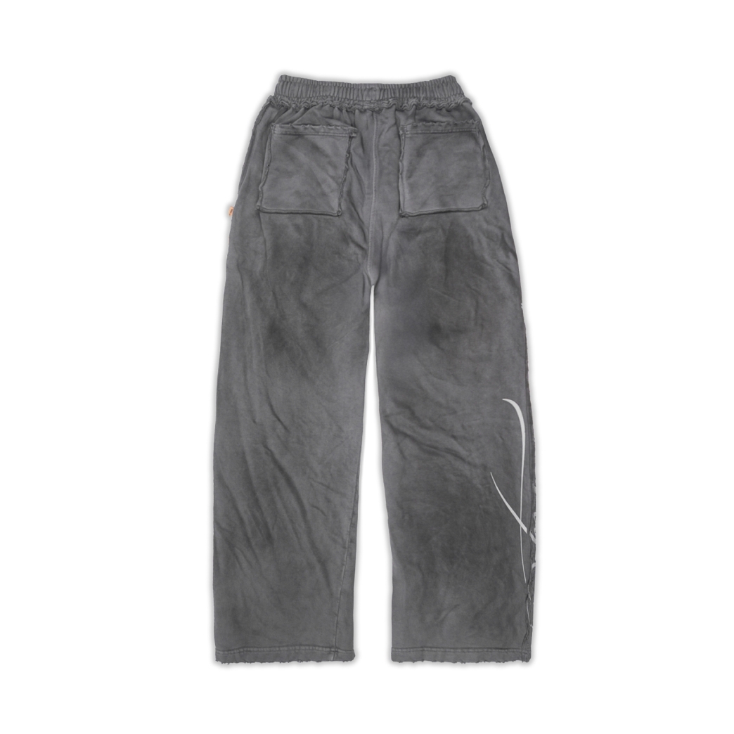 $MAKER4LIFE WASHED PANTS IN GREY