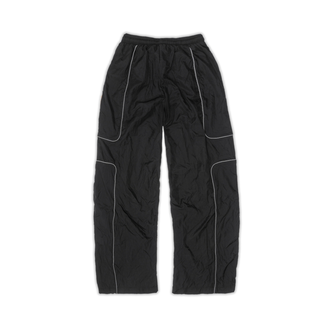 $MAKER NYLON TRACKSUIT PANTS IN BLACK