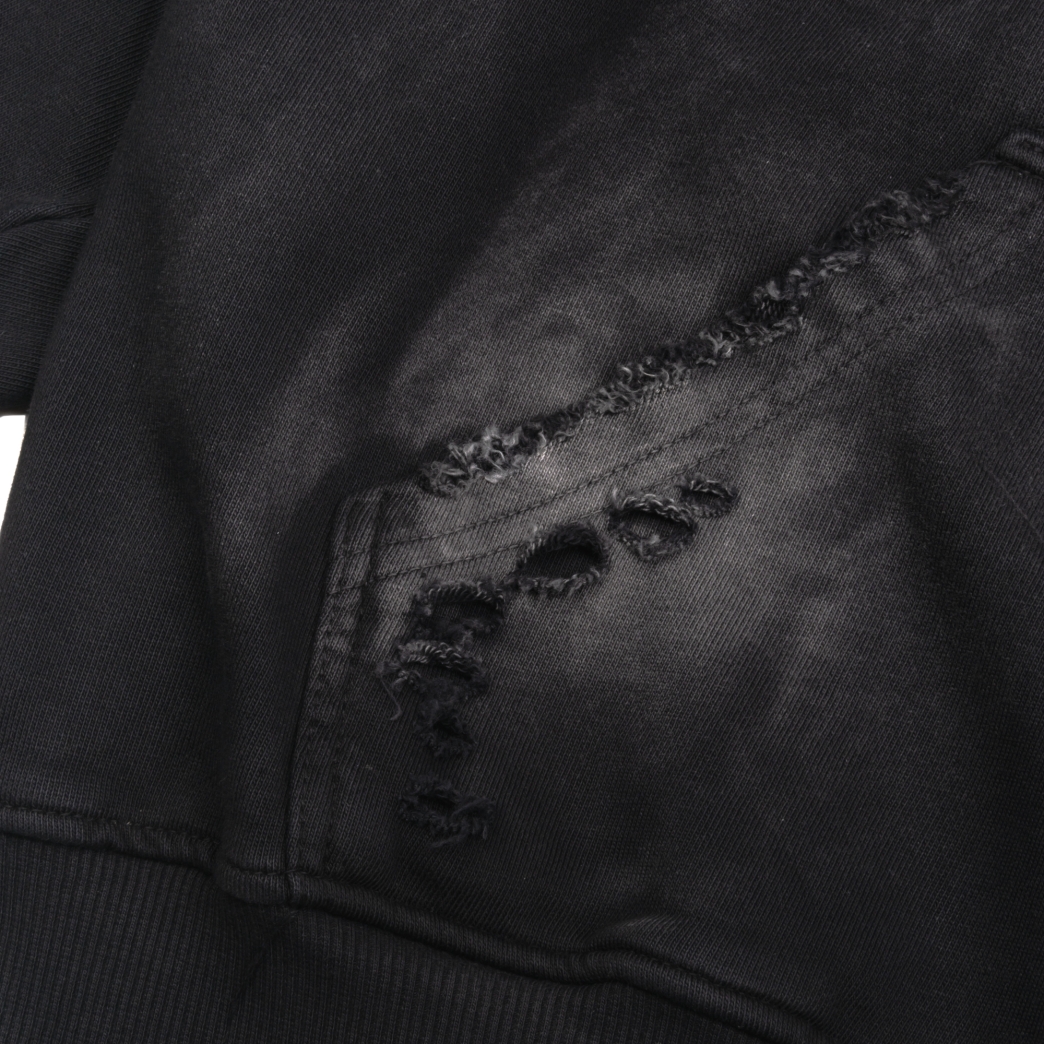 VINTAGE $MAKER WASHED HOODIE IN GREY