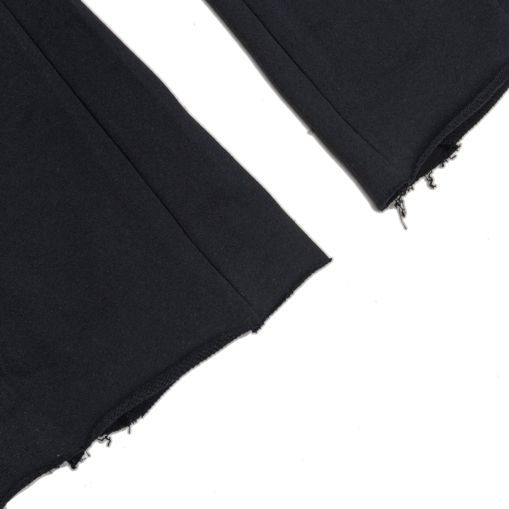 SMAKER FLAME FLARE SWEAT PANTS IN BLACK 