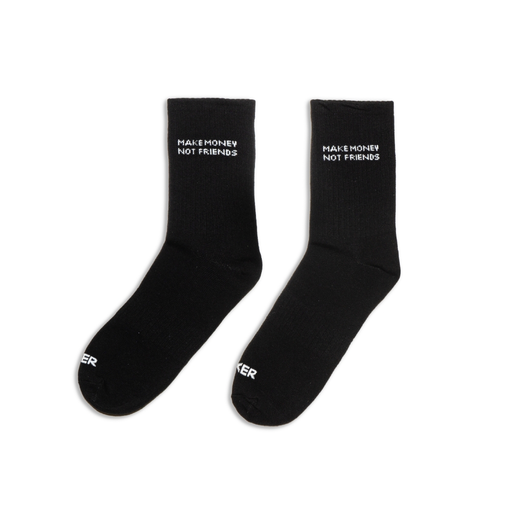 LOGO SOCKS IN BLACK VER.2 (3 ĐÔI)