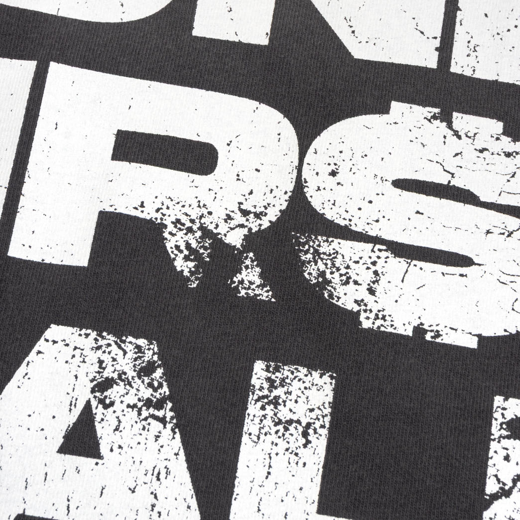 SINNER WORLD WASHED TEE IN GREY