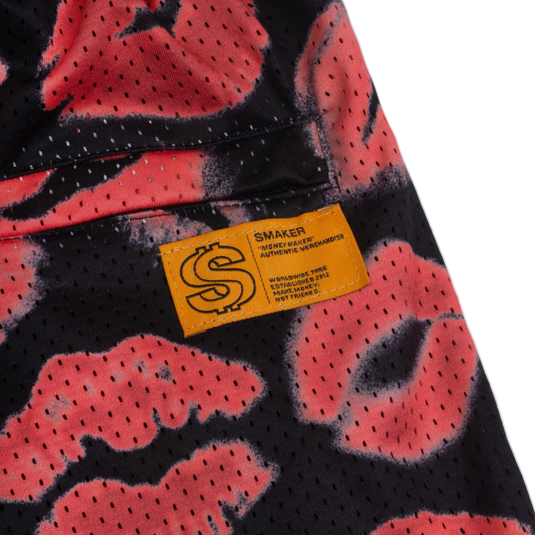 THE KI$$ MESH SHORT IN BLACK 