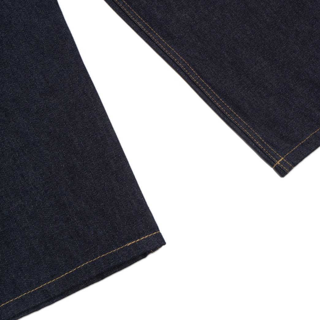 LOGO RAW DENIM JEANS