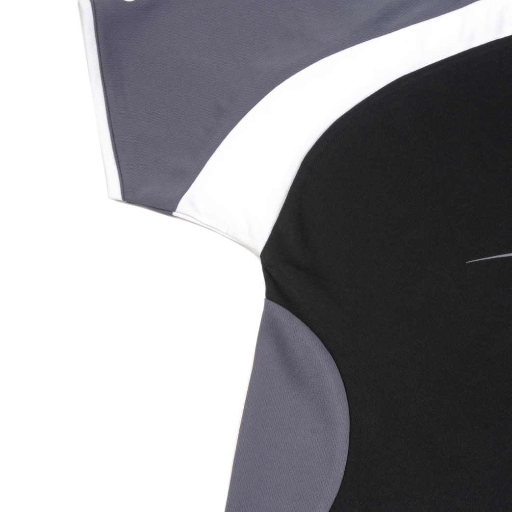 $MAKER SPEEDWAY SOCCER JERSEY IN BLACK/GREY