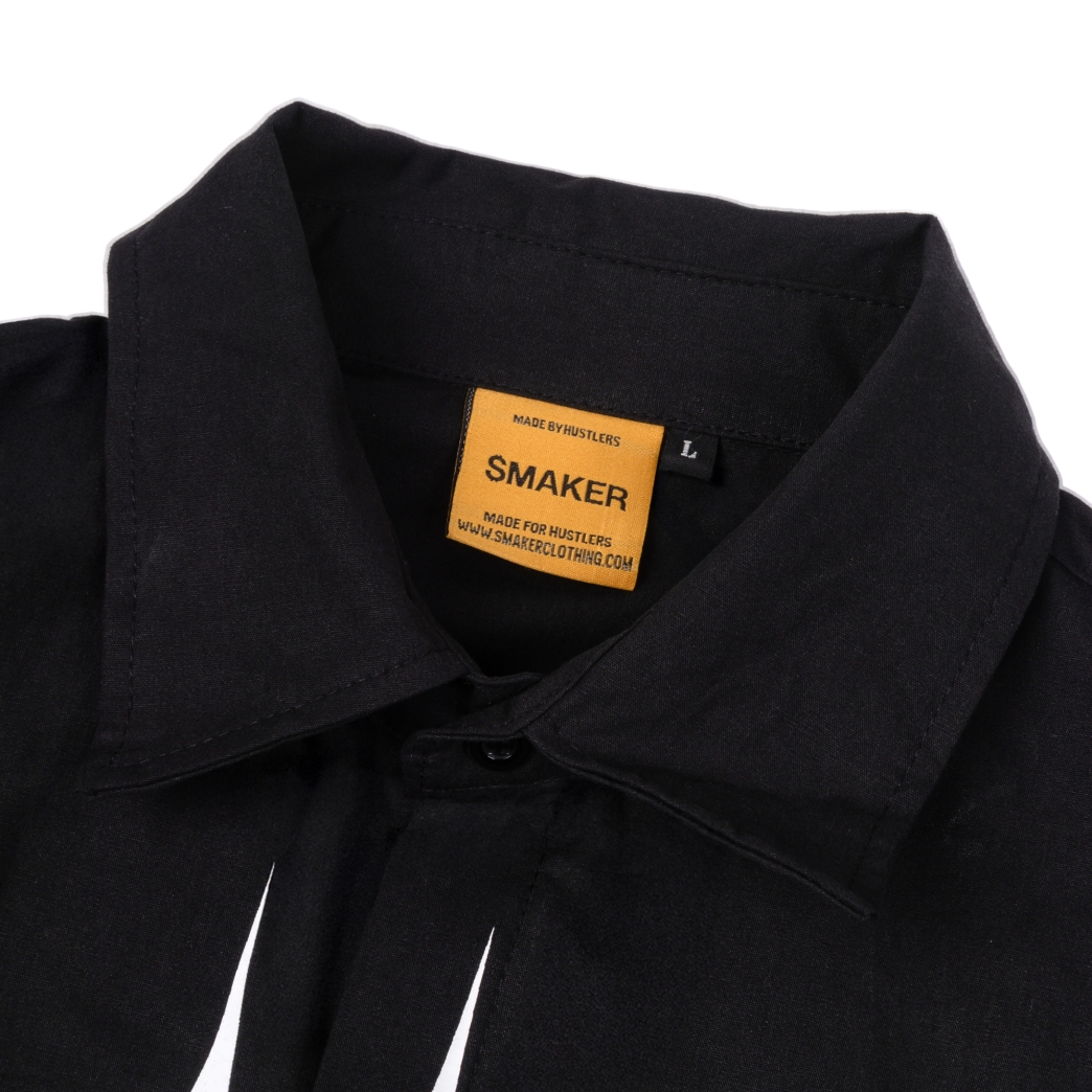 BIG LOGO KHAKI SHIRT IN BLACK