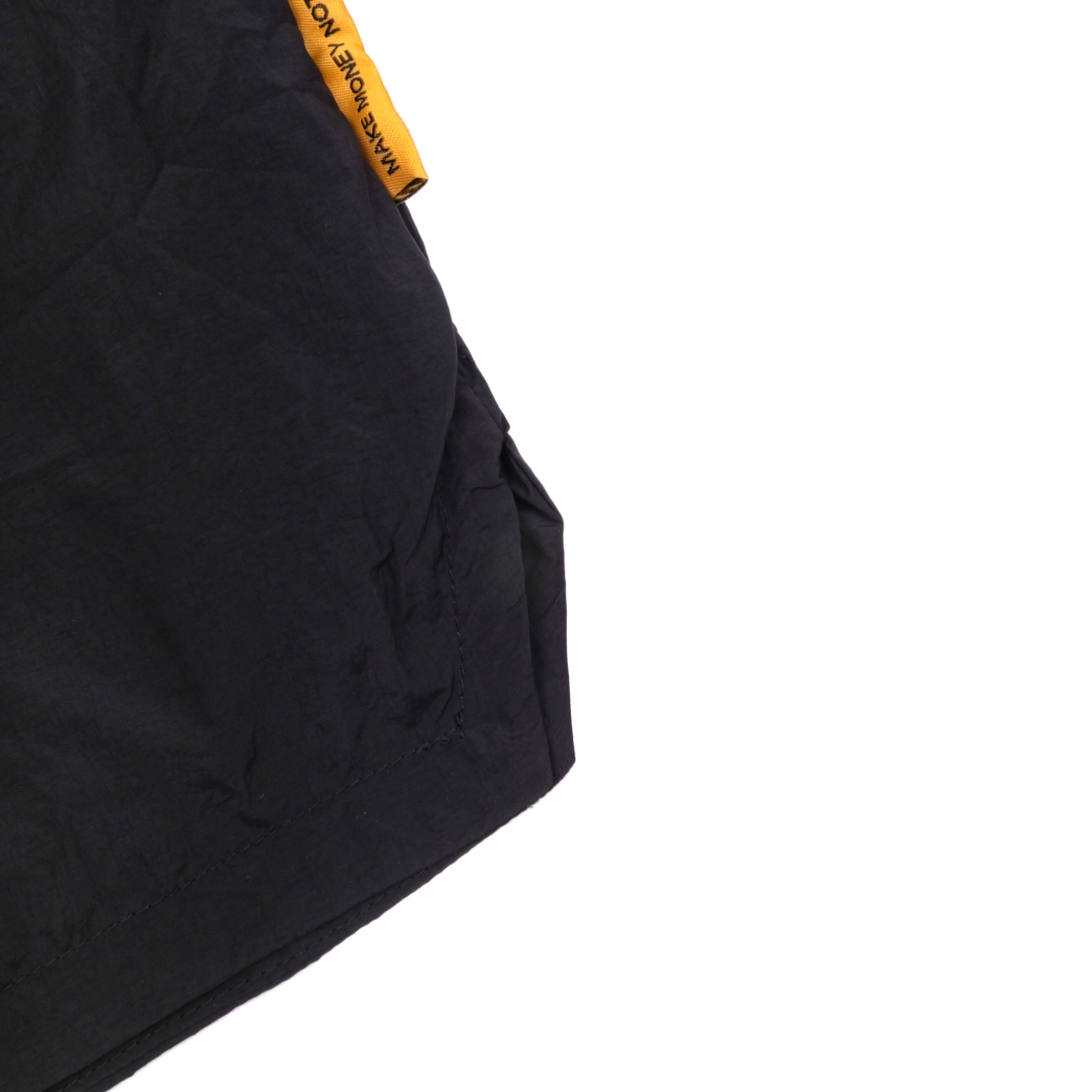 2 POCKETS FULL NYLON SHORTS IN BLACK