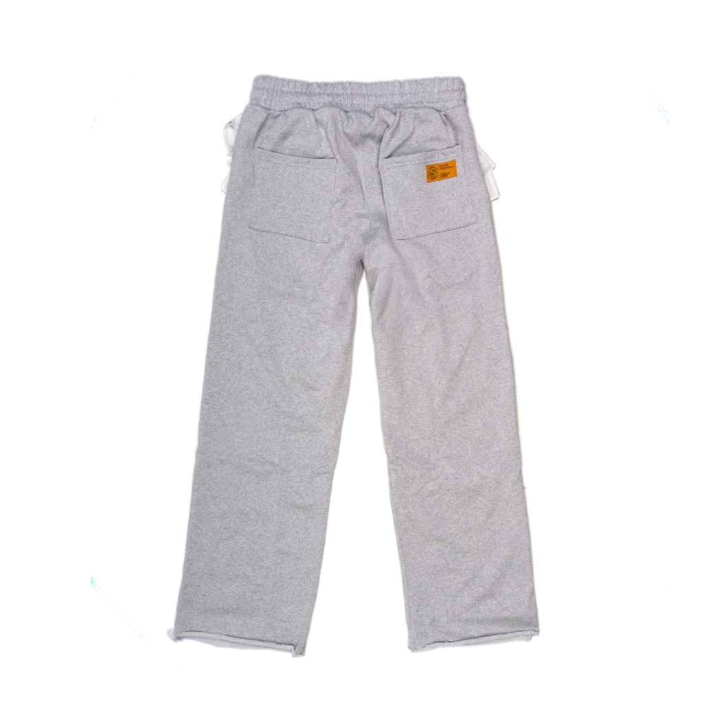 2 POCKETS FULL SWEAT PANTS IN GRAY