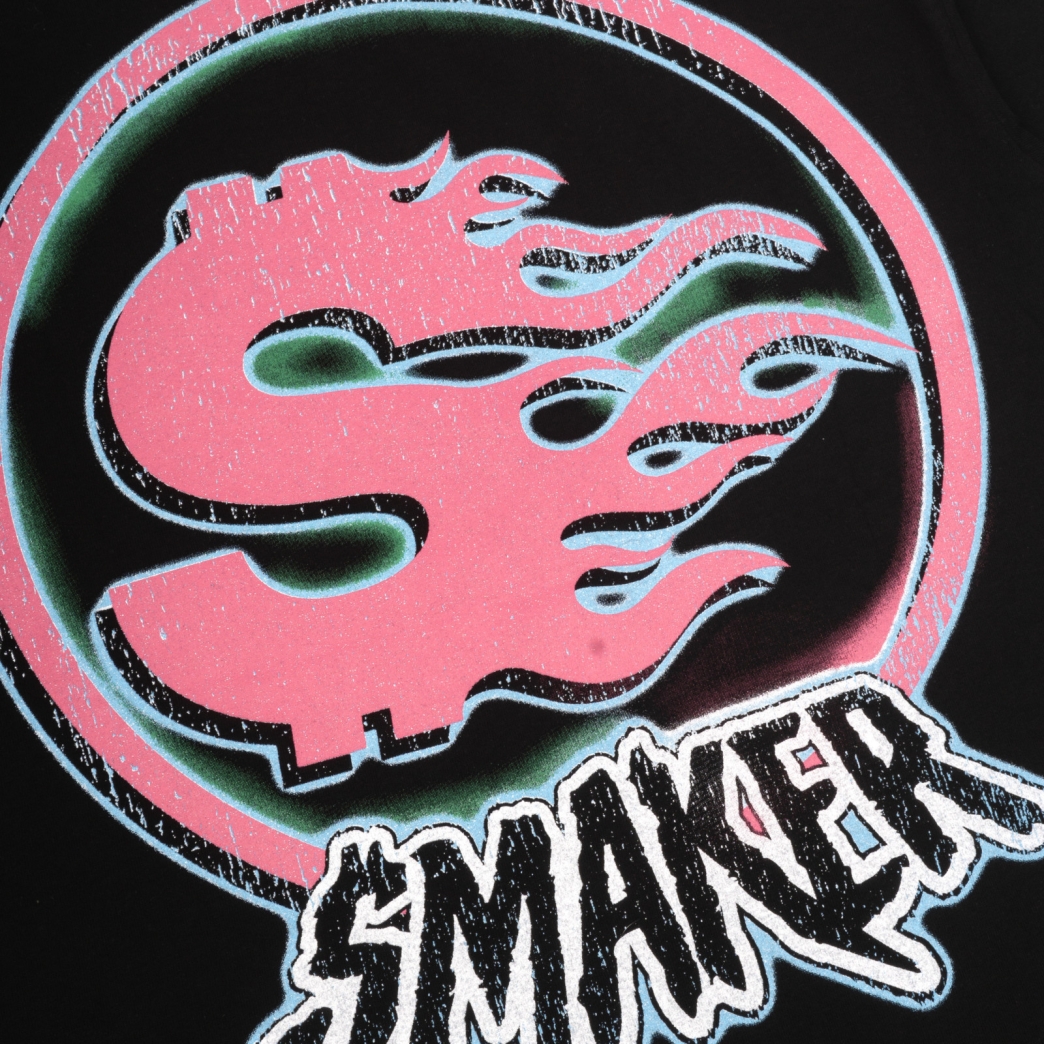 PATH TO RICHES WASHED TEE IN BLACK