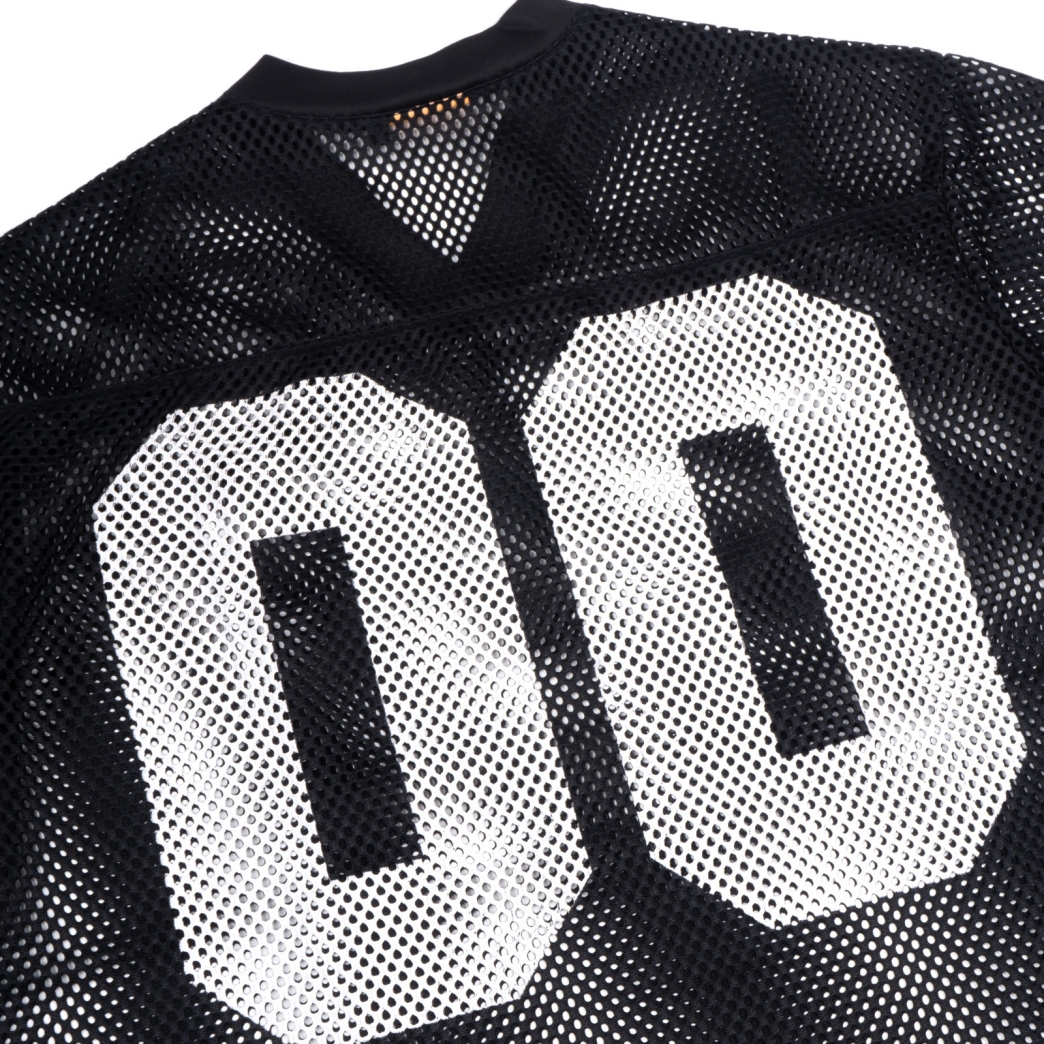 PROPERTY MESH BOXY TEE IN BLACK