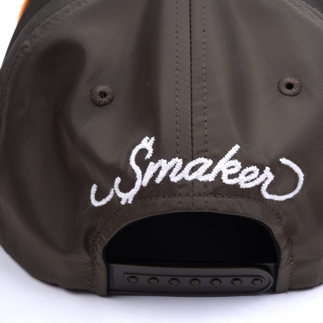 GAGNER DE LARGENT NYLON SNAPBACK IN OLIVE