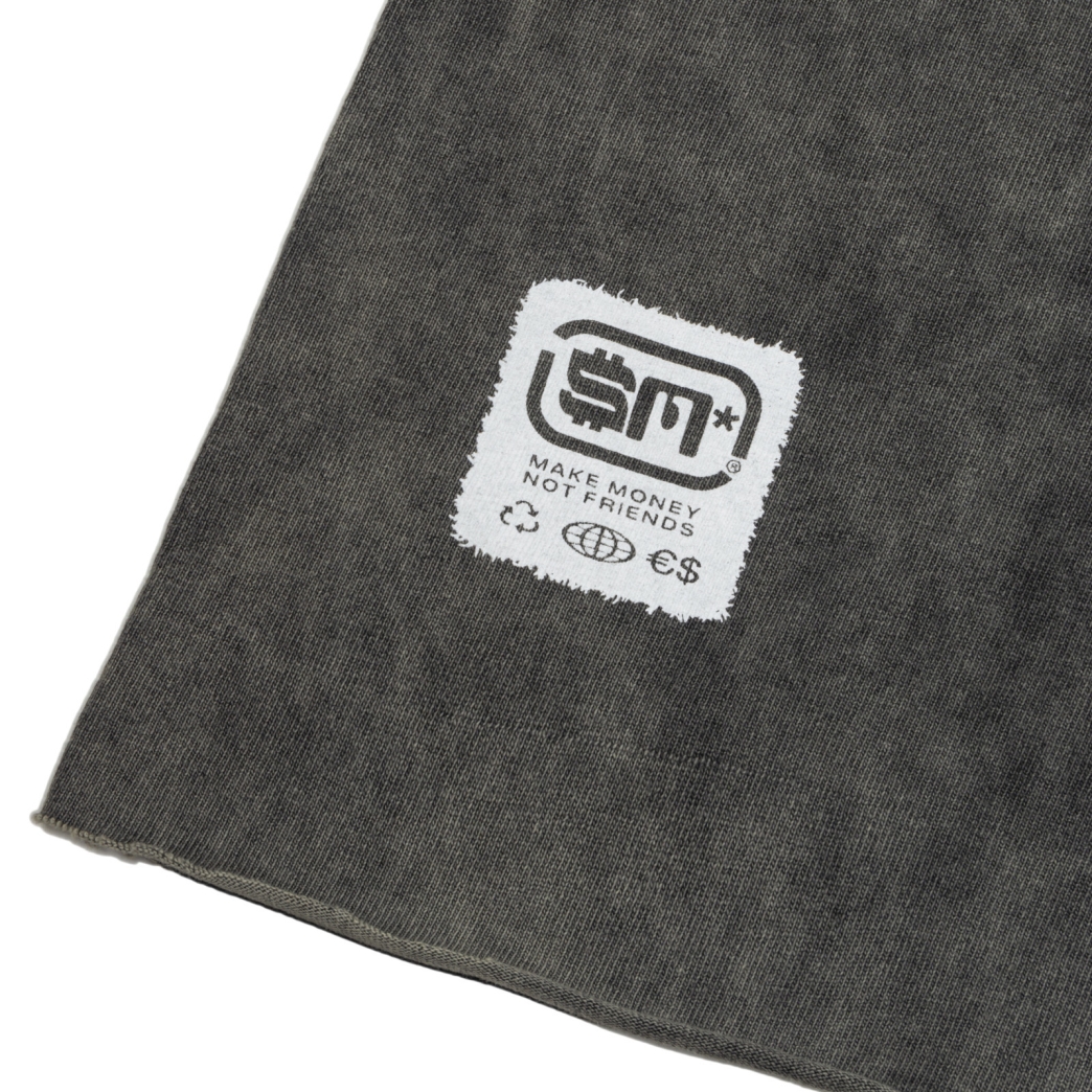 THE EYE SHORT SLEEVES WASHED TEE IN GREY