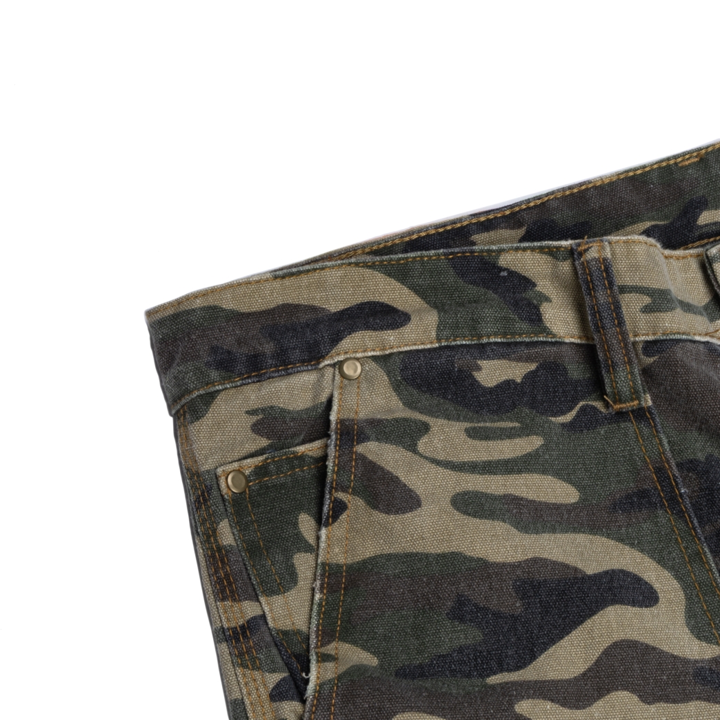CAMO DOUBLE KNEES PANTS
