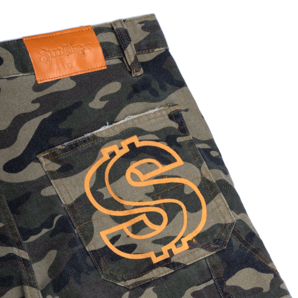 CAMO DOUBLE KNEES PANTS