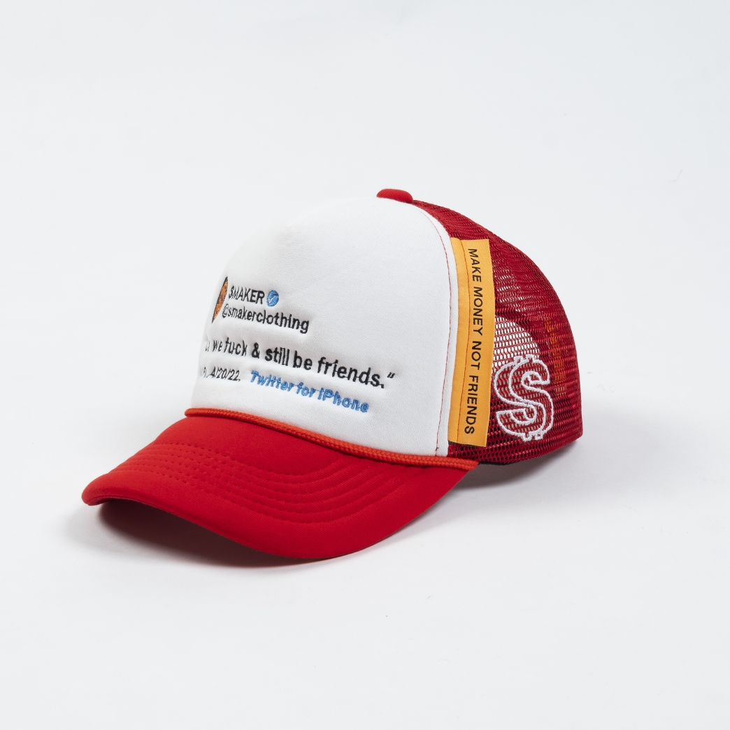 STILL BE FRIENDS TRUCK HAT IN RED