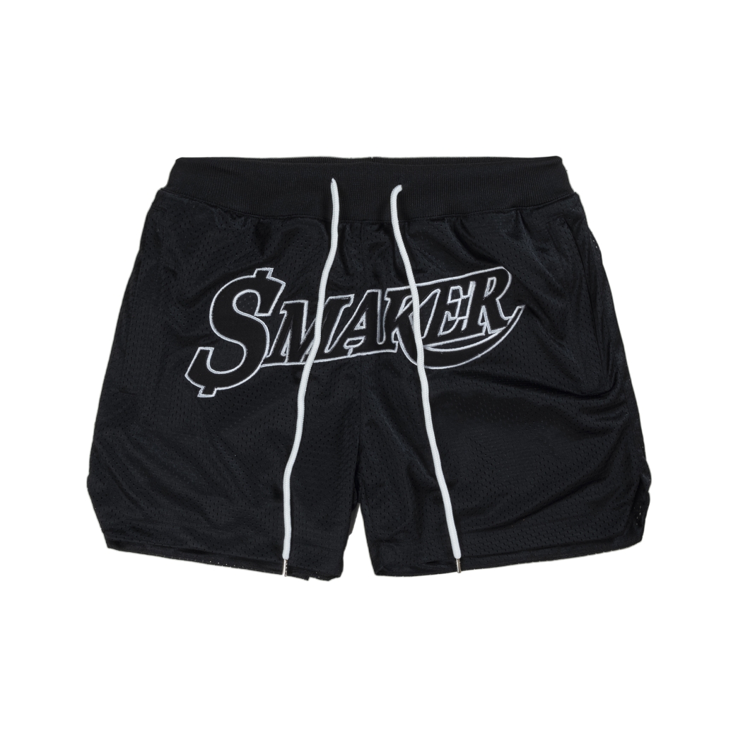 LOGO MESH SHORT IN BLACK