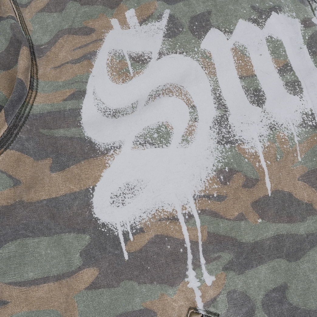 WORKWEAR WASHED JACKET IN CAMO