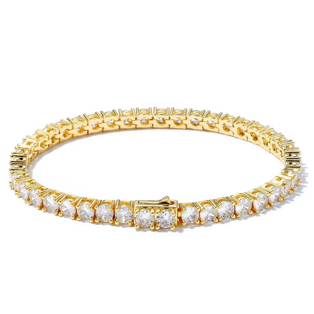 DIAMOND TENNIS BRACELET IN GOLD / SILVER