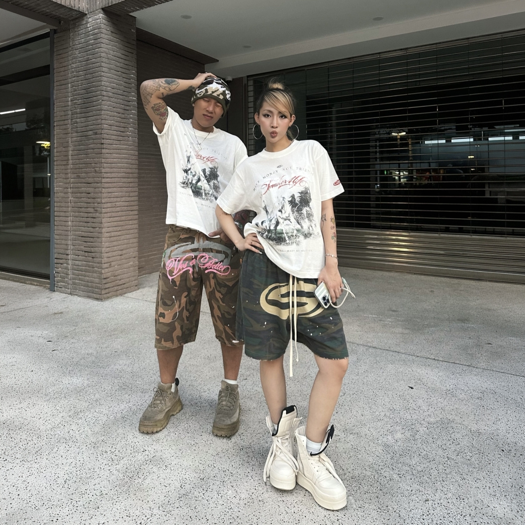 VVS & BETTER BAGGY SHORTS IN CAMO