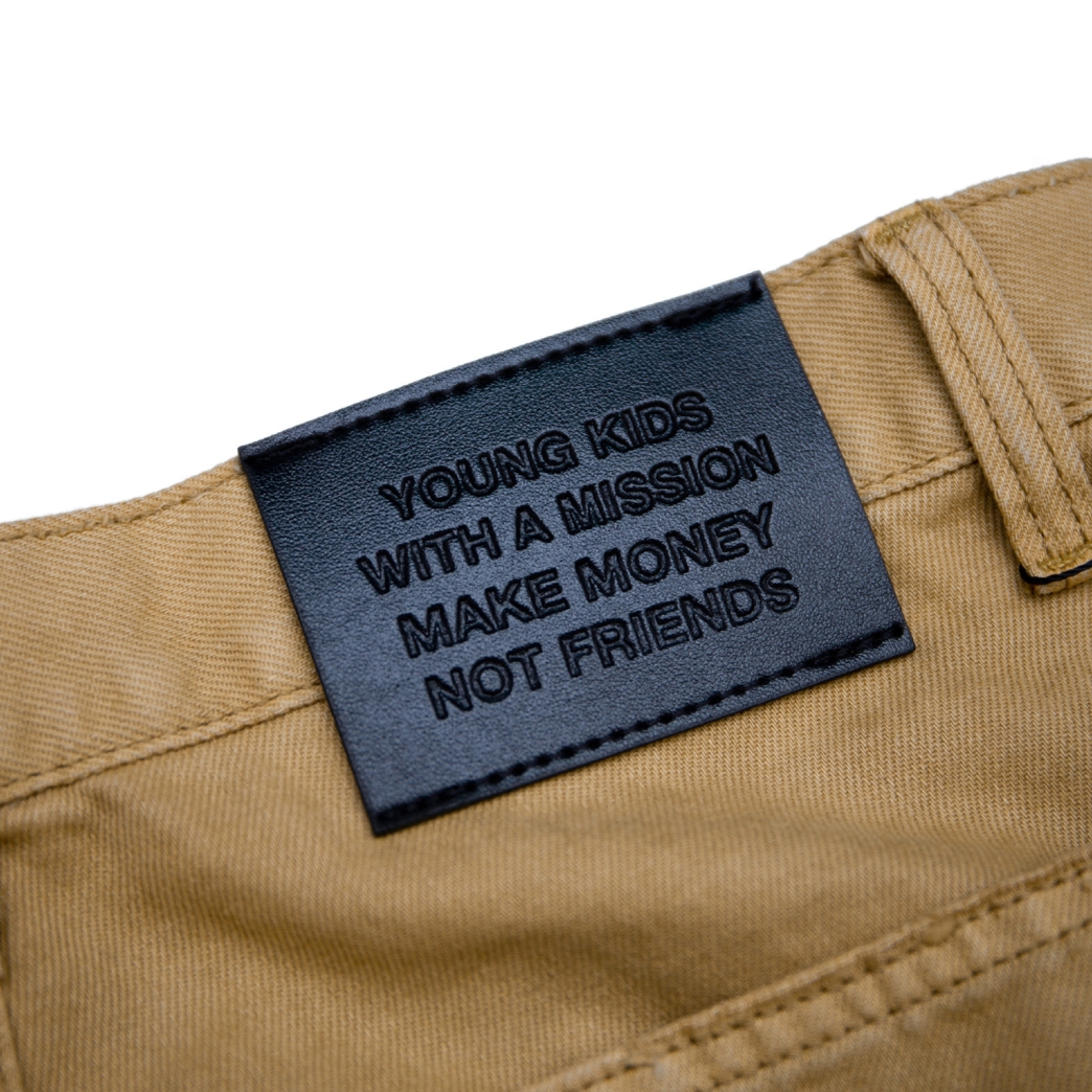 $MAKER x SWE CARGO FLARE PANTS IN BROWN