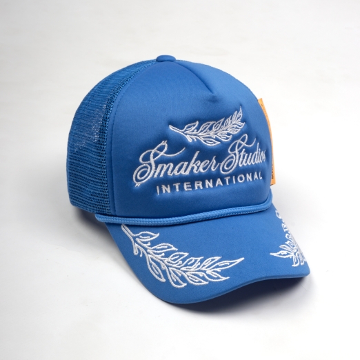 SMAKER STUDIO INTERNATIONAL TRUCK HAT IN BLUE