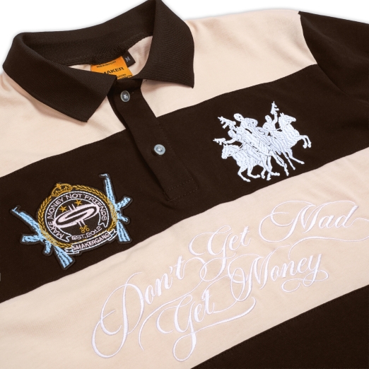 DONT GET MAD POLO IN BROWN CREAM