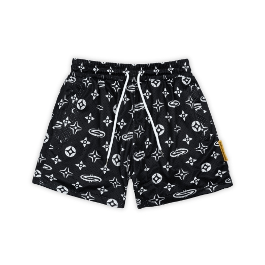 "PATTERN LOGO" MESH SHORT IN BLACK V2