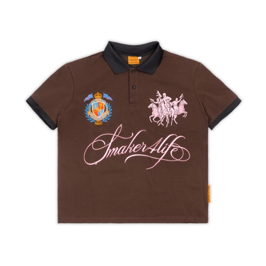 $4L POLO IN BROWN