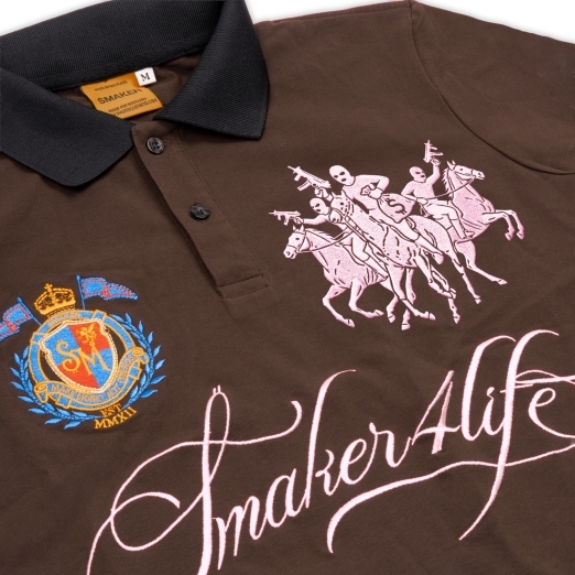 $4L POLO IN BROWN