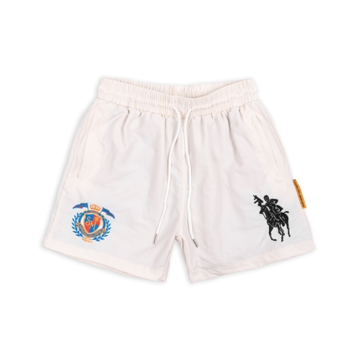 $4L NYLON SHORT IN WHITE