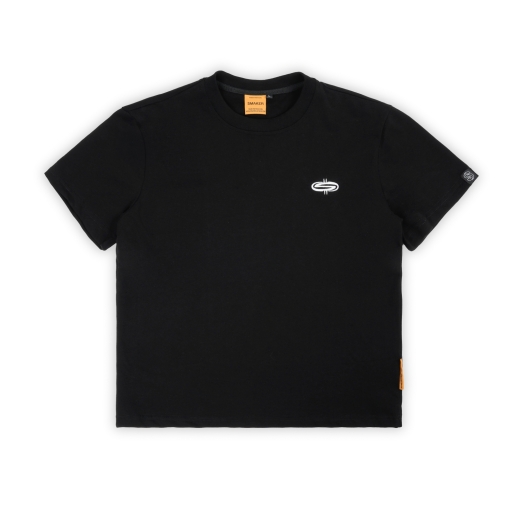 SMAKER BASIC LOGO TEE IN BLACK