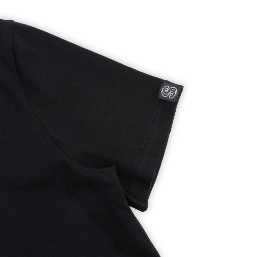 SMAKER BASIC LOGO TEE IN BLACK