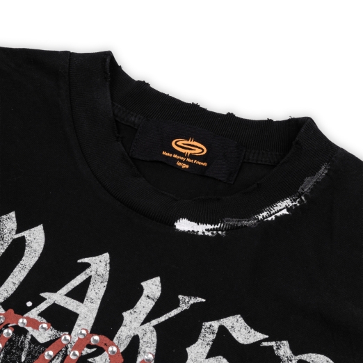 SMAKER STUDIOS WASHED TEE IN BLACK
