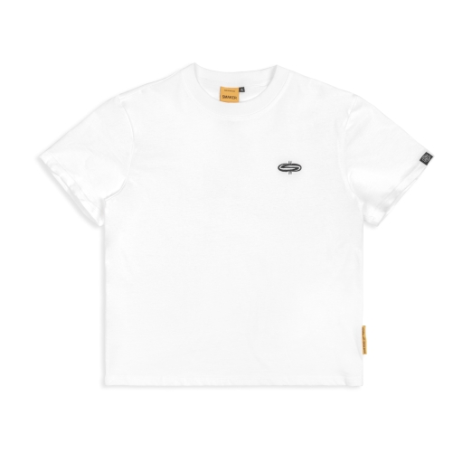 SMAKER BASIC LOGO IN WHITE