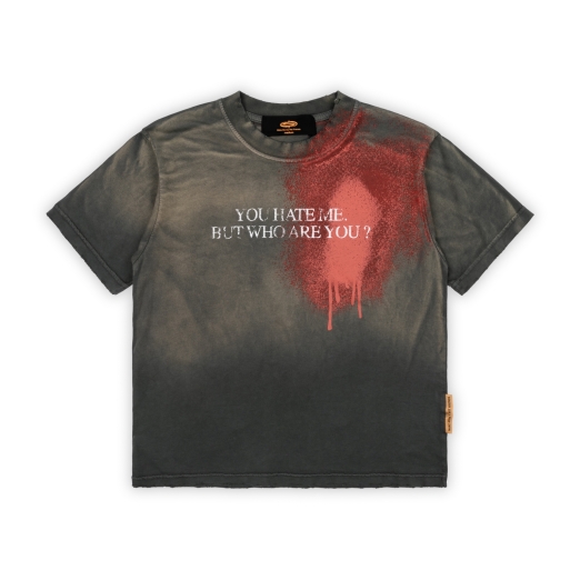 YOU HATE ME WASHED TEE IN OLIVE