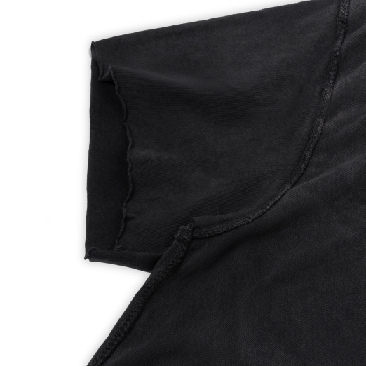 GET RICH WASHED TEE IN BLACK