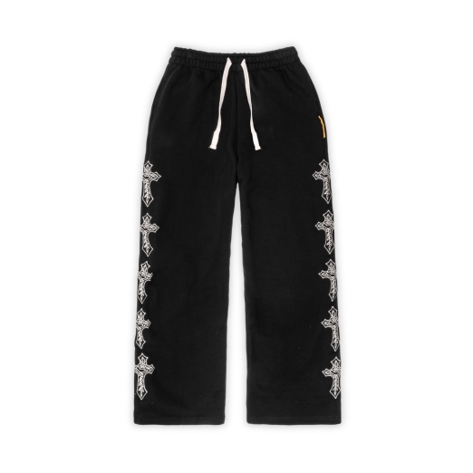 CROSSES SWEAT PANTS IN BLACK