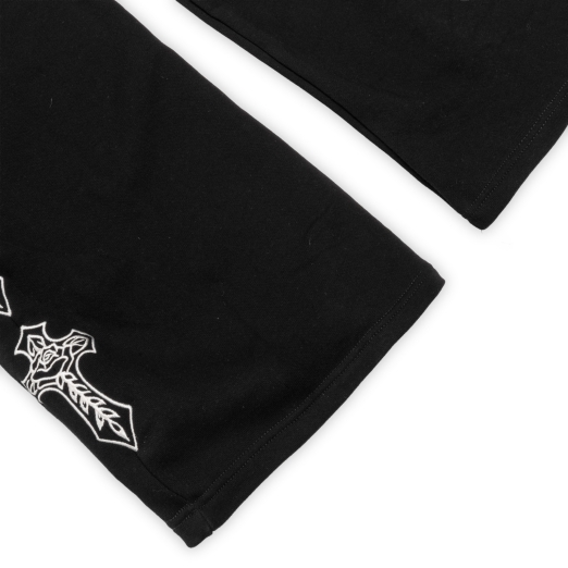 CROSSES SWEAT PANTS IN BLACK
