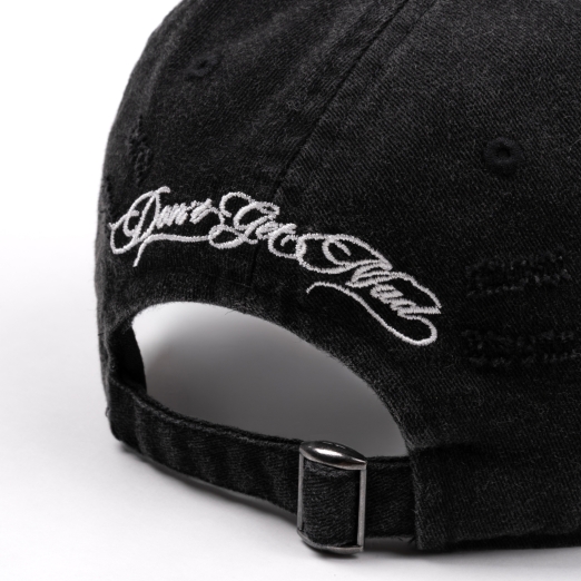 $MAKER WASHED CAP IN BLACK
