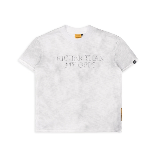 RICHER THAN MY OPP$ TEE IN DIRTY WHITE
