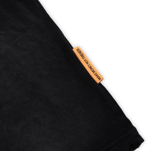 COLOR GRILLZ WASHED TEE IN BLACK