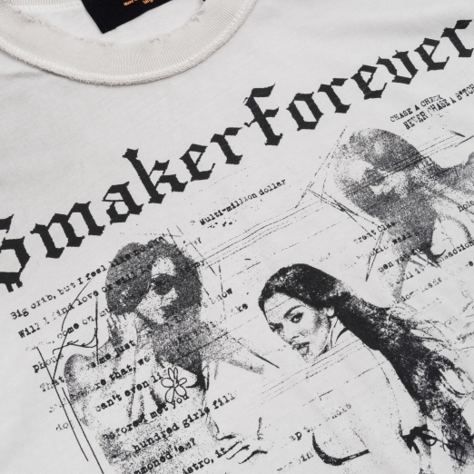 $MAKER FOREVER WASHED TEE IN CREAM