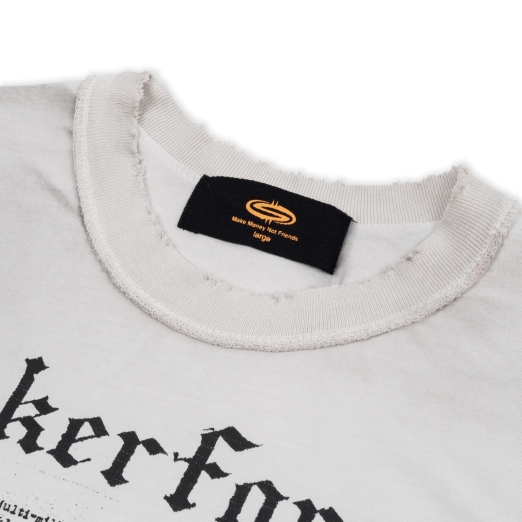 $MAKER FOREVER WASHED TEE IN CREAM