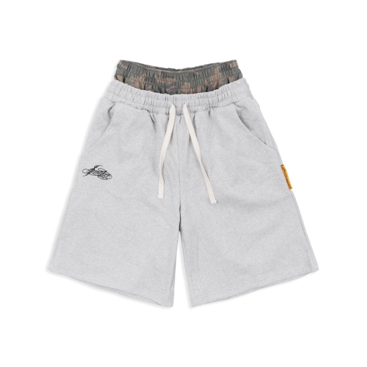 DOUBLE WAISTBAND SWEAT SHORTS 