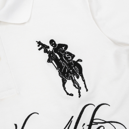 $4L POLO IN WHITE