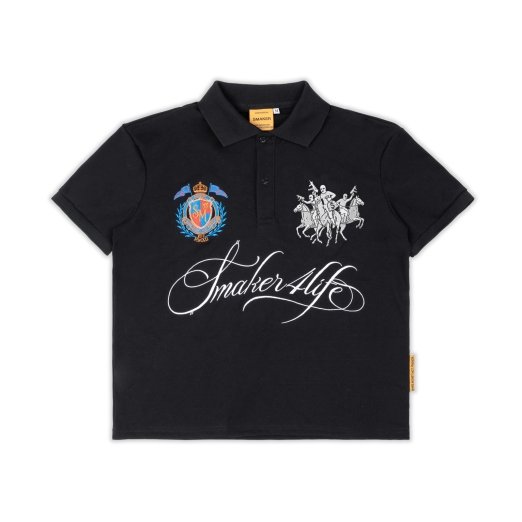$4L POLO IN BLACK
