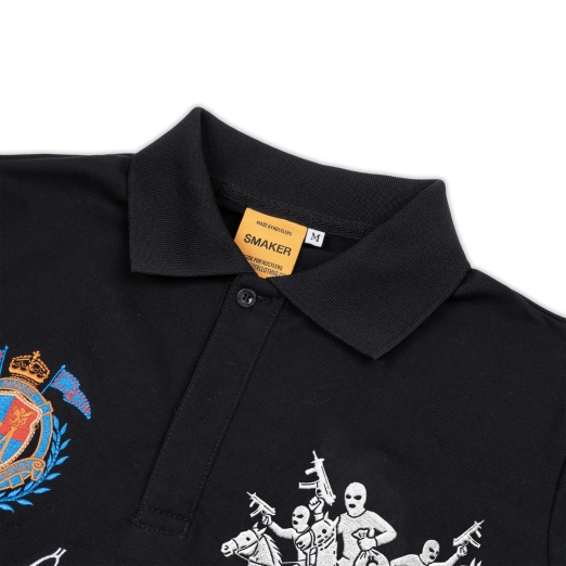 $4L POLO IN BLACK