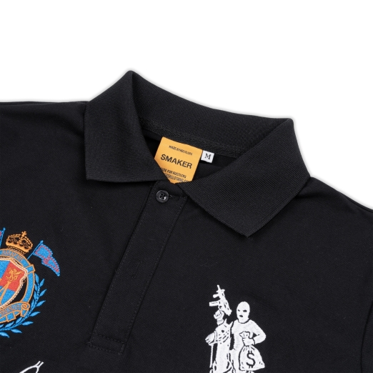 $4L POLO IN BLACK