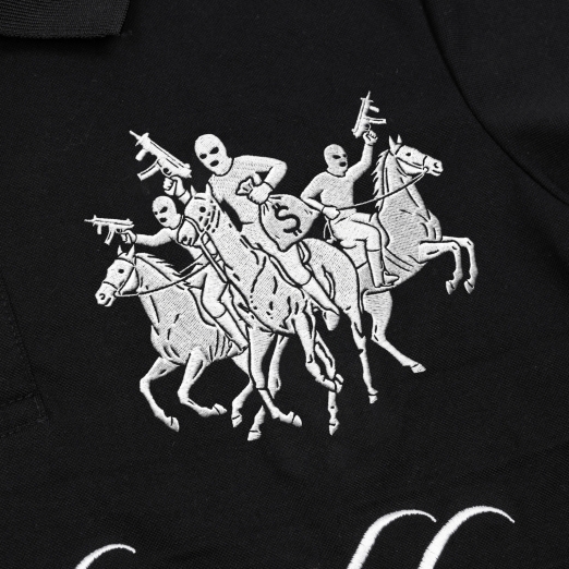 $4L POLO IN BLACK